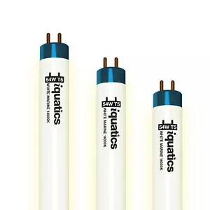 3 bombillas fluorescentes para tanque de peces iQuatics T5, blancas, 54w 1150 mm 46"" - Imagen 1 de 6