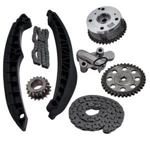 TIMING CHAIN KIT CAMSHAFT ADJUSTERS FOR VW BAG BLF BTS CAXA CAVD 1.4 1.6 FSI - Picture 1 of 12