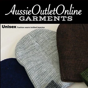 Unisex Fashion Warm Knitted Beanies One Size Fits All - Light Grey Fast Shipping - Bild 1 von 3