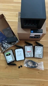 NAS Synology DS918+ 8GB RAM mit 24 TB (2x 4TB, 2x 8 TB) - Bild 1 von 3