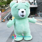 Inflatable Teddy Bear Plush Mascot Costume Suit Cosplay Party Furry Dress Toy