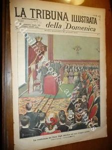 CONFERENZA DUCA DEGLI ABRUZZI DOPO SPEDIZIONE POLARE MASCHERE PIETRO MASCAGNI - Imagen 1 de 2