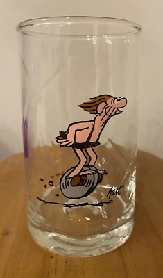 Vintage 1981  Arby's BC Ice Age Collector Series Drinking Glass - Image 1 of 3