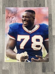 Bruce Smith Signed Autographed Buffalo Bills Hotshots 16x20 Mounted Photo JSA - Picture 1 of 2