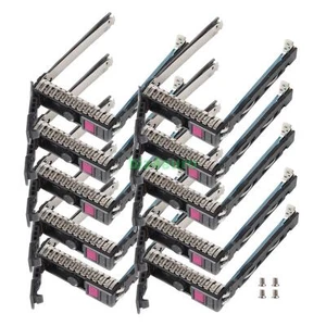 10X 727695-001 2,5-Zoll NVMe SSD Festplattenfach Caddy Hot-Swap für HP G10 Gen10 - Bild 1 von 8