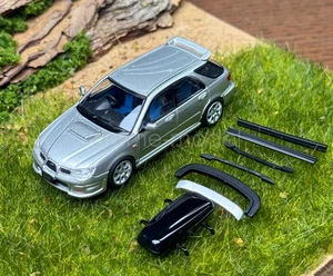 1:64 Furuya Silver Impreza WRX STI IX 9 Wagon Sport Diecast Display Toy Model - Picture 1 of 5