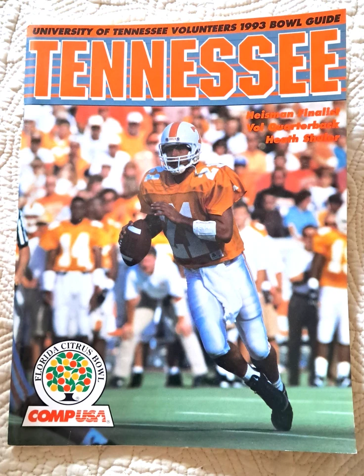 Very Rare 1994 Tennessee Vols Citrus Bowl Guide Many Famous Signers!! John Ward! - Image 1 of 4