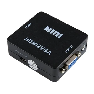 Mini HDMI Video Convertidor a VGA HOWEI HW-2109 Negro - Imagen 1 de 1