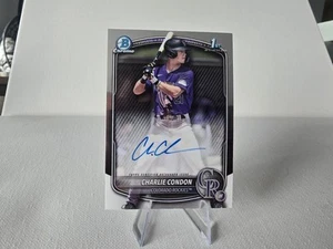 $HOT$ 2025 Bowman Chrome 1st Charlie Condon Autograph CPA-CC Rookie - Bild 1 von 4