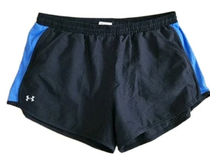 Under Armour Mens Black Blue Shorts Sz XL - Picture 1 of 3