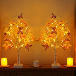 LED Lights Birch Tree, 2 Pack Branch Tree Lamp Christmas Decor, Warm White Fa... - Picture 1 of 9
