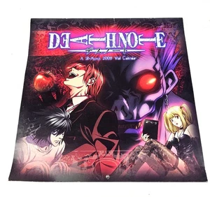 Calendario de arte de anime japonés Death Note 2009 por DateMaker Viz Shonen Jump de colección - Imagen 1 de 4