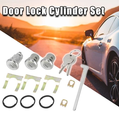 Комплект цилиндров дверного замка с 2 ключами для Buick Chevy Pontiac Oldsmobile Cutlass - Изображение 1 из 4