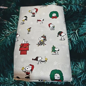 Sábana plana Snoopy Woodstock Christmas King de Berkshire - Imagen 1 de 4