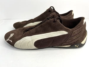 Puma Speedcat Sneakers Scarpe Uomo 8.5 Marrone Scamosciato Sportive Retrò Vintage Speed Cat - Foto 1 di 14