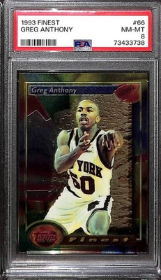 Finest #66 Greg Anthony 1993 PSA 8 casi nuevo-como nuevo 73433738  Foto 1 de 3