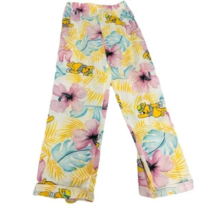 Vintage Disney Winnie the Pooh & The Gang 90s Hawaiian Lounge Pants Size 6X RARE - Picture 1 of 5