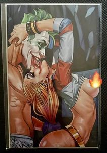 Vixens Mythic Mayhem Harley Quinn And Joker Close Up Naughty Virgin Lmt 20 - Picture 1 of 1