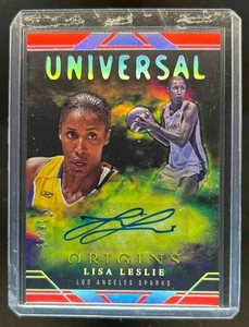 2024 Origins WNBA Lisa Leslie Universal Auto Red #18/99 Sparks - Picture 1 of 2