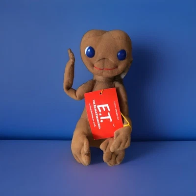 Boneca de pelúcia extraterrestre vintage 1982 SHOWTIME Kamar 8" ET - Imagem 1 de 4