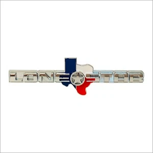 1PC Map+Flag Chrome 3D Texas Lone Star Universal Emblem Decal for Car/Truck/Van - Picture 1 of 6