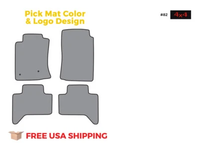 FITS 2005-2009 Toyota Tacoma Double Cab Floor Mat 4pc Cutpile Foto 1 de 4