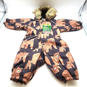 Reima Reimatec Kinder Schneeanzug Lappi Black 74 - Bild 1 von 8