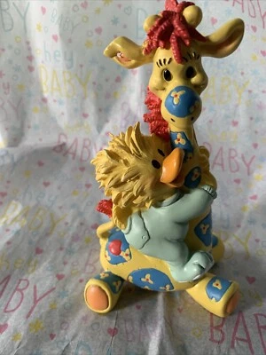 Vintage Suzy's Zoo Baby Frame Patches & Witzy, Acrylic 3.5" X5"  Frame  2003 NIB - Imagem 1 de 4