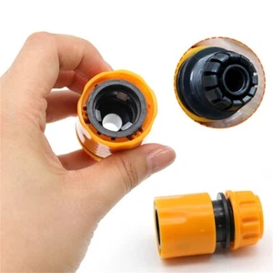 2 x Garden Hose Quick Connector For All Standard 1/2 Inch Faucets Gardening - Picture 1 of 6