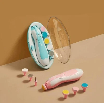 Aparador/manicure de lixa de unhas para bebês ElectricBaby conjunto de cuidados com esmalte para unhas - Imagem 1 de 2
