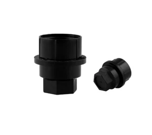 New CHEVROLET GMC 1500 2500 FULL SIZE TRUCK NEW BLACK LUG NUT COVER CAP 15646250 - Foto 1 di 5