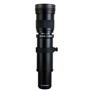 Opteka 420-1600mm Telephoto Lens for Canon EF 90D 80D 77D 70D T7 T7i T7s 7D 5D - Picture 1 of 10