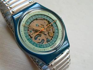 1992 Swatch Uhr Standard Steel Lite GG403 NEU - Bild 1 von 3