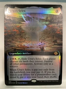 Urza’s Sylex NM Extended Art Borderless Foil The Brothers' War MTG On Hand 312 - Picture 1 of 8