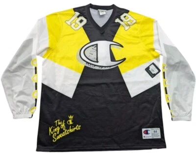 Y2K Champion Mens Pullover Football Hockey Jersey Size 44 Large NEW OLD STOCK - Image 1 of 4