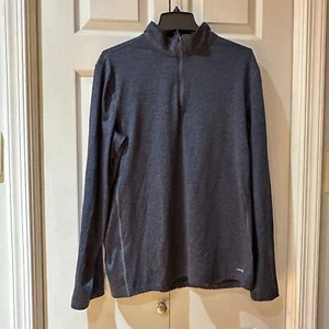 Tek Gear Shirt Men's 1/4 Zip Dry Tee Pullover Stretch - Picture 1 of 4