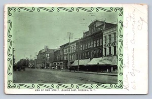 J95/ Fredonia New York Postcard c1910 Main Street West Stores 145 - Imagen 1 de 4