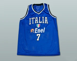 Camiseta deportiva de baloncesto italiana Andrea Bargnani personalizada cosida toda cosida S-6XL - Imagen 1 de 3