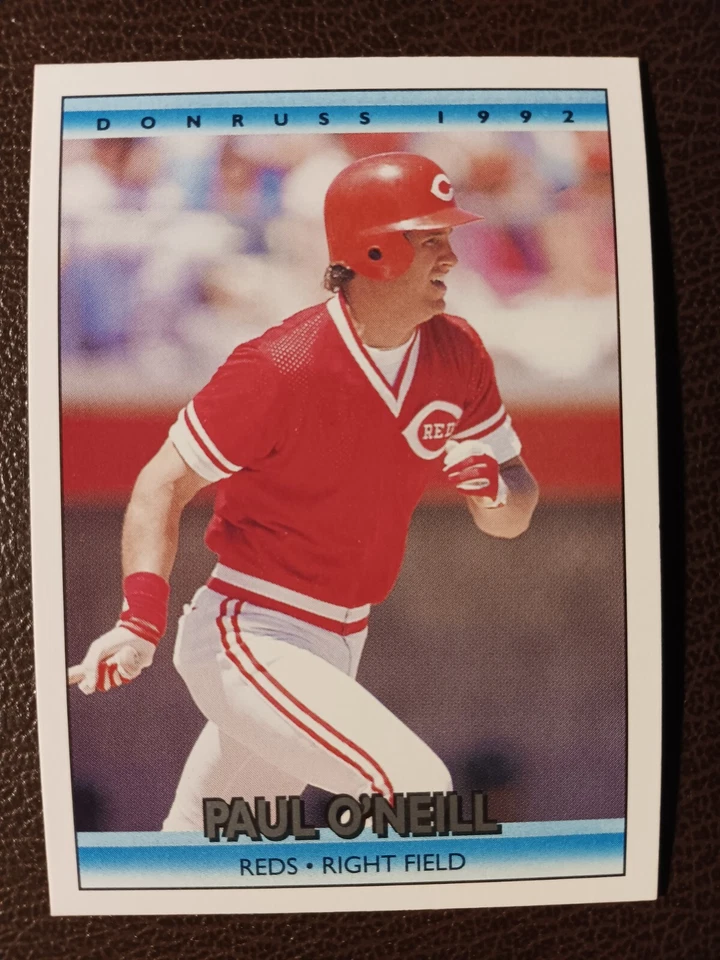 PAUL O'NEIL REDS 1992 DONRUSS BASEBALL CARD #63 - Image 1 of 1