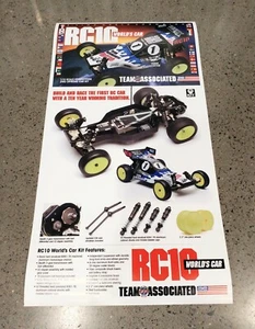 Team Associated 6002 Re Release RC10 Worlds Car Kit  New Poster Box Art - Picture 1 of 1