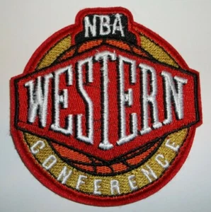 Western Conference Embroidered PATCH~3 1/2 x 3 1/4~Iron Sew On~NBA~Ships FREE - Picture 1 of 1