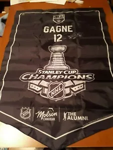 NEW molson canadian NHL stanley cup alumi banner la kings gagne. - Picture 1 of 2
