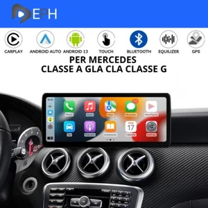 Autoradio 12.3 Carplay Per Mercedes Benz Classe A W176 GLA X156 CLA NTG 4.5 8+64 - Foto 1 di 24