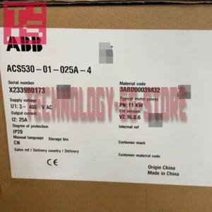 ABB ACS530-01-025A-4 Frequency Converter# 1pcs New In Box - Picture 1 of 2