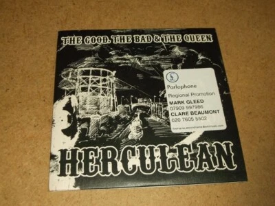 The Good, The Bad & The Queen:   Herculean    CD Single 2 track promo  NM - Image 1 of 2