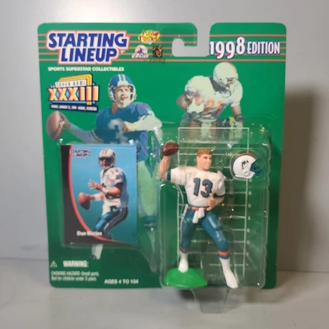 (1998) Starting Lineup Super Bowl XXXIII Dan Marino Miami Dolphins NFL legend Cover