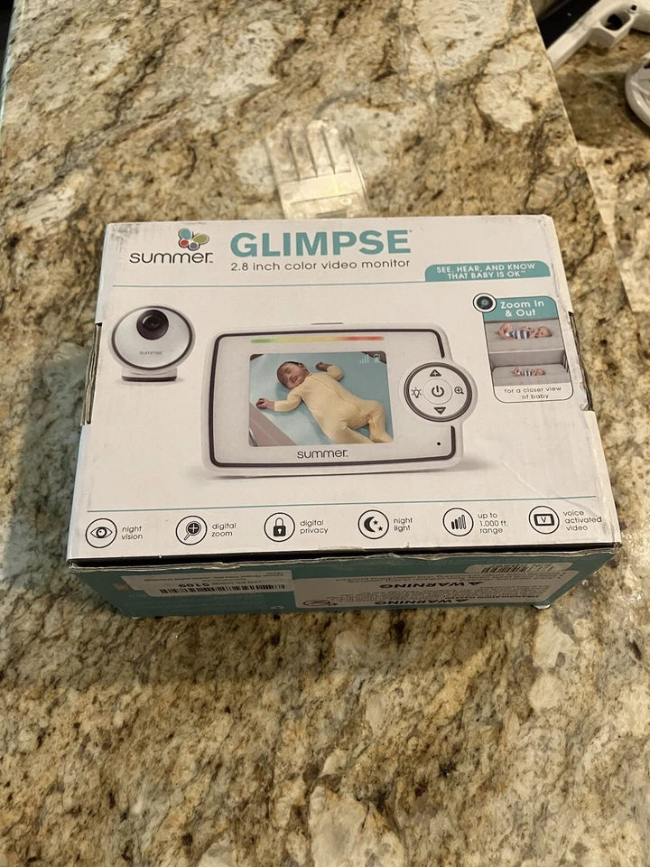 Nuevo Summer Glimpse 2.8' Color Video Monitor Bebé Zoom Digital Visión Nocturna 36190 Foto 1 de 4