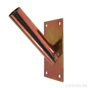 Flag Pole Holder Wall Mount Bracket Staff Mount Christmas Tree Flagpole Metal - Picture 1 of 5