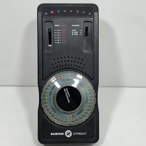 Sabine Zipbeat Quartz Metronome 9v Battery 8 LED kickStand Headphone Jack Tested - Bild 1 von 6