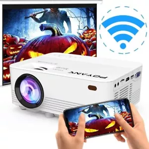 New Poyank WiFi Projector Smartphone 4500Lux LED, Full HD 1080P, 2020 Upgraded - Picture 1 of 1